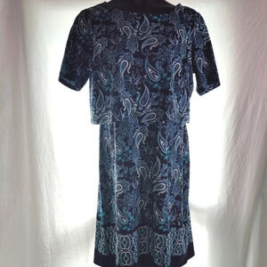 Anthony Richards Faux 2 Piece Paisley Dress ❤️